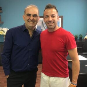 Alessandro Del Piero Igal Elyassi Wilshire Smile Studio