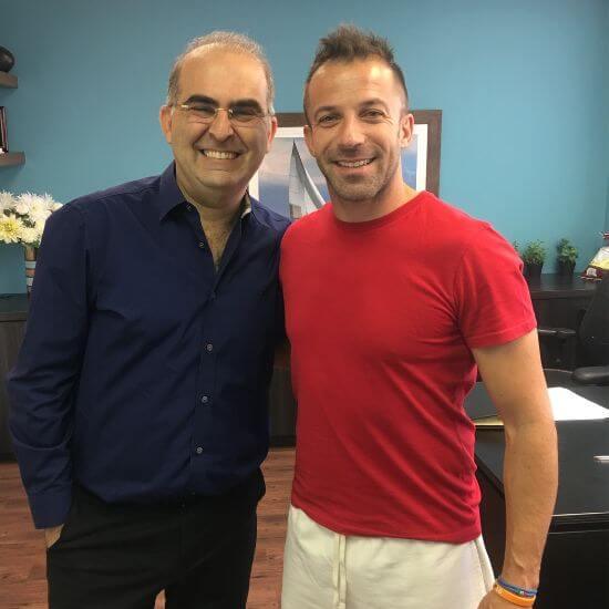 Alessandro Del Piero Igal Elyassi Wilshire Smile Studio