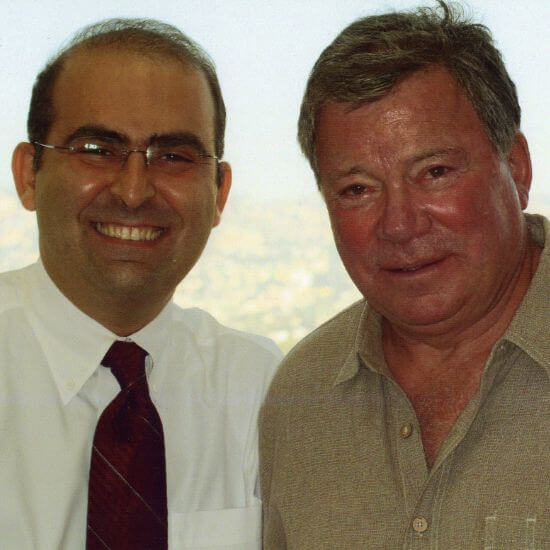 William Shatner Igal Elyassi Wilshire Smile Studio